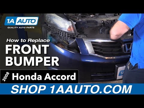 How to Remove Front Bumper 08-12 Honda Accord