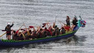 Closer view of team chant