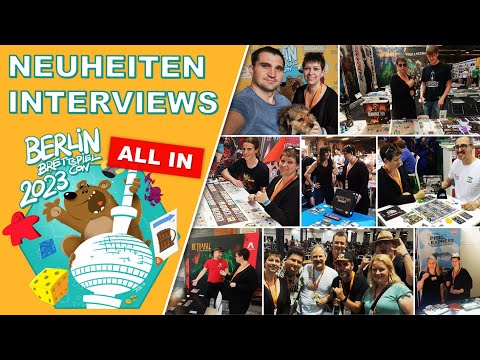 BerlinCon 2023 Brettspiel Neuheiten & Interviews & Rundgang auf der Berlin Con 23 - Kapitelmarker