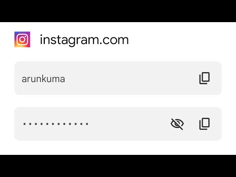 How to find my instagram account password | see your instagram username & password if you forgot it