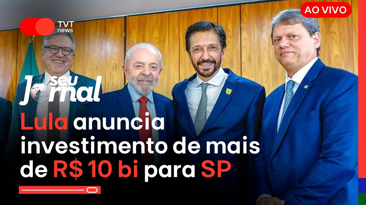 #AOVIVO Lula anuncia investimento de mais de R$ 10 bilhões para São Paulo | SJ 29.11