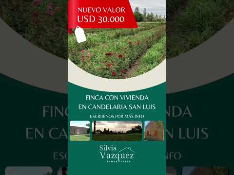 Nuevo Valor! Finca Rural con Vivienda!                                                  #agricultura