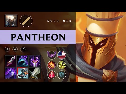 Pantheon Mid vs Katarina - NA Master Patch 25.23