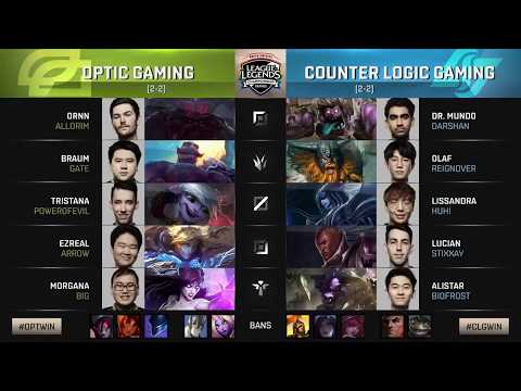 POE Plays Super Tristana   OPT VS CLG Highlights   2018 NA LCS Summer W3D1 2
