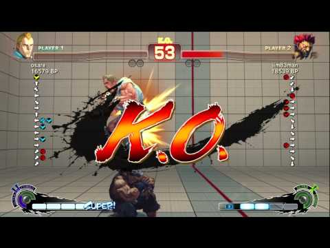iim83man [Akuma] vs osare [Abel] SSF4 Japanese Online Ranked Matches - TRUE-HD