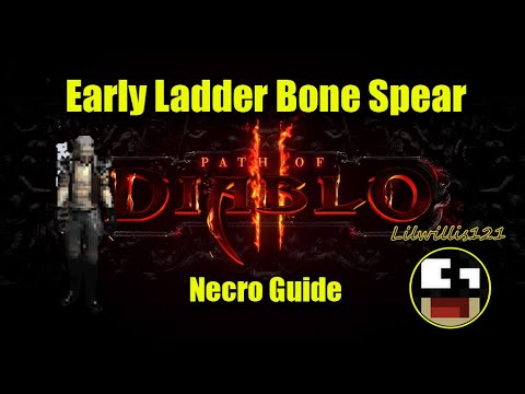 Path of Diablo - Early Ladder Teeth / Bone Spear Necro Guide [Fast Chaos and Early Mfing]