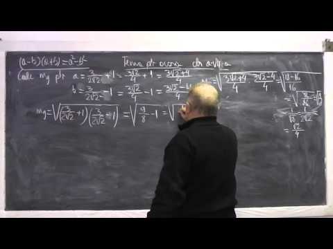 1/2 Lectia 829 Operatii cu radicali Rationalizarea numitorului Modulul Media aritmetica Tema Clasa 7