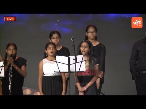 Cute Baby Girls Amazing Song Performance at American Telugu Convention 2018 | YOYO TV Channel