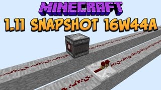 Minecraft 1.11 Snapshot 16w44a Shifting Fixed, Blue Strays & Observer Changes