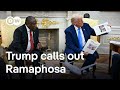 Live South Africa S President Ramaphosa Visits US President Trump DW News