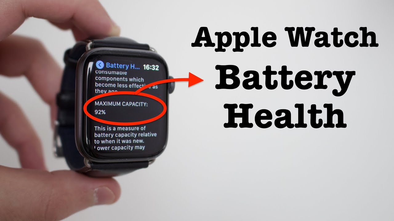 How To Check Apple Watch Battery Health!