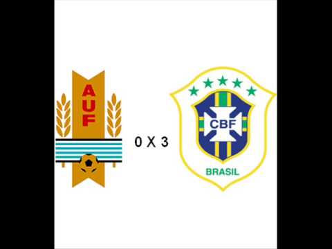 URUGUAI 0 X 4 BRASIL ELIMINATÓRIAS COPA ÁFRICA DO SUL 2010