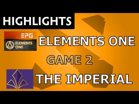 Elements One vs The Imperial [Game 2] WellPlay Invitational by VitalBet - Dota Highlights