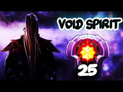 FIRST LVL 25 MASTER TIER VOID SPIRIT PLAYER IN DOTA 2