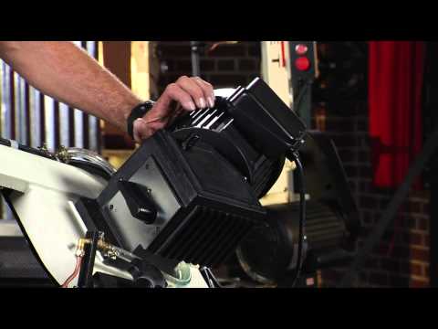JET Mitering Horizontal Bandsaw Metalworking Demo