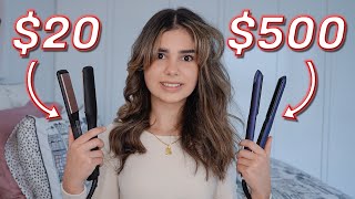 $500 vs $20 Hair Straightener | Is It Worth It??