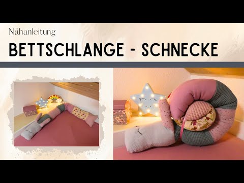 How to sew a baby crib Bumper | Stuffed snail baby bed | snail pillow cuddel