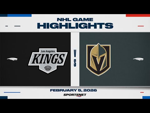 NHL Highlights | Kings vs. Golden Knights - February 5, 2026