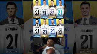 Download lagu 👀 Rodrygo, Brahim, Morata, Odegaad all had their time wearing 21 for Real. Who do you rate the most? mp3