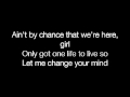Trey Songz - Change Your Mind lyrics 