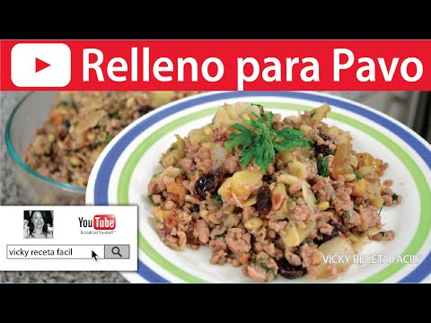 RELLENO DE PAVO 😋🎄 | Vicky Receta Facil Video