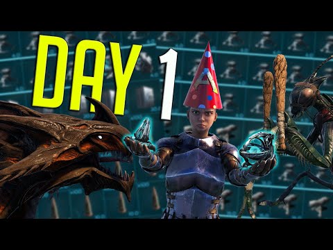 INSANE PROGRESS Day 1 That Made US The Strongest Tribe - ARK
