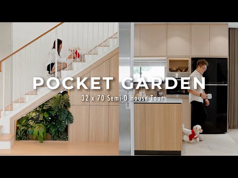 Inside a 1Million Ringgit 2-storey Cluster Garden Semi-Detached Home with a Side Courtyard HouseTour