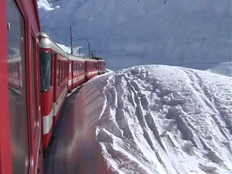 050 A day at the Oberalp Pass - Furka Oberalp, REAL WINTER SNOW SUNSHINE - REOS full film