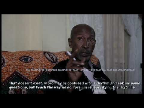 Fragmento del documental "Sentimiento Afrocubano". Entrevista Angel P. Bolaños, 2017