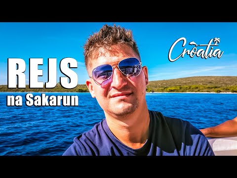 Rejs na plażę Sakarun z Zadaru - vlog z Chorwacji