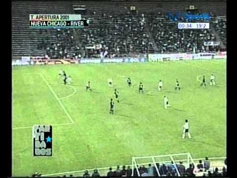 Nueva Chicago 2 - River Plate 1 - Año 2001