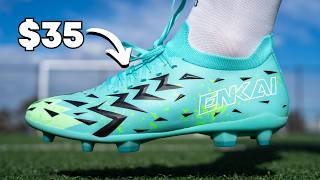 $35 Football Boots! | Enkai Lightning Bolt Review + Play Test