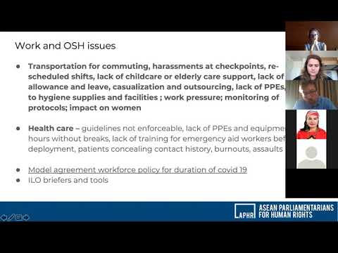 Covid 19 Response Asean Parliamentarians For Human Rights