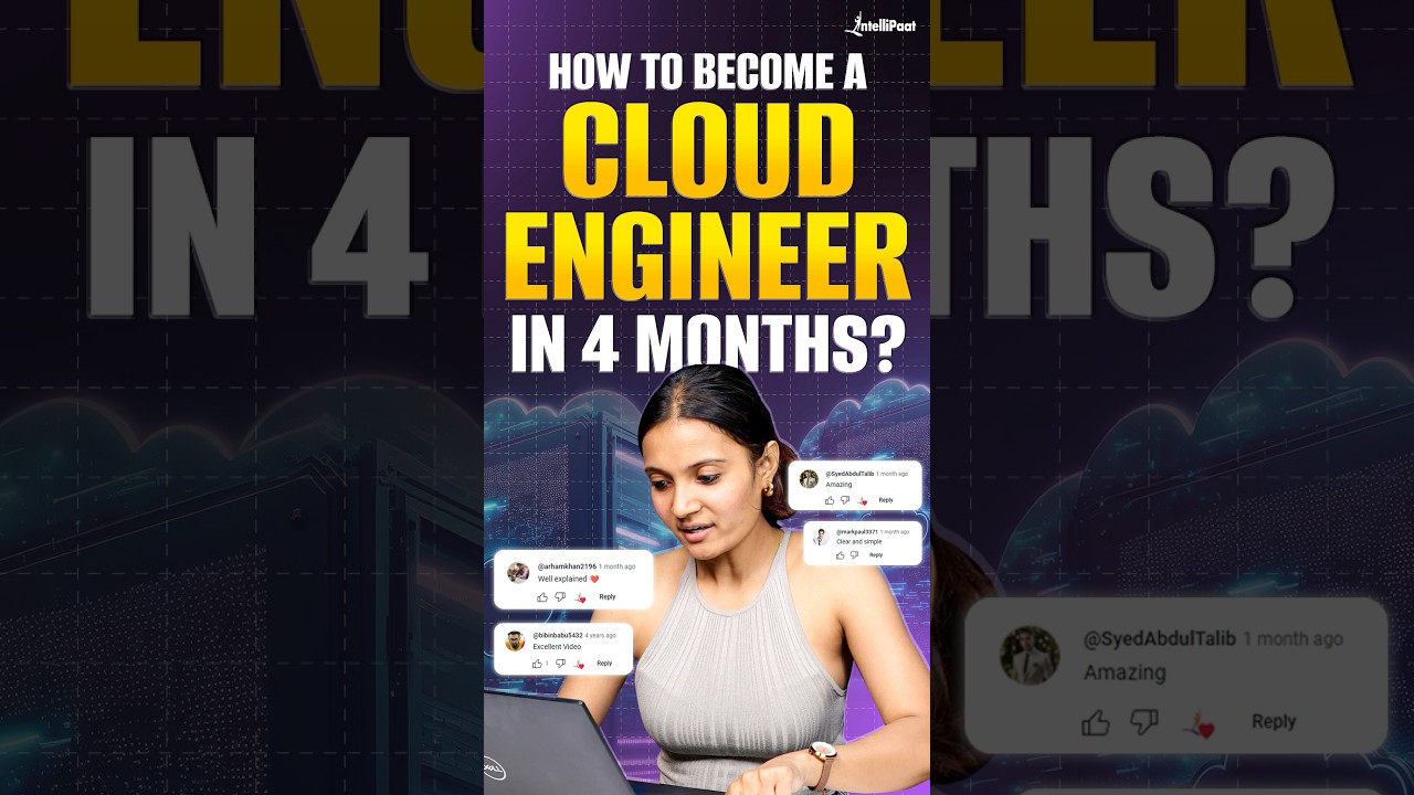 How to Become a Cloud Engineer in Just 10 Months!(Step-by-Step Guide) | Intellipaat #shorts #shorts