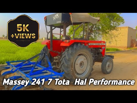 Massey 241 With 7 Tota Hal Performance #massyferguson #massey241 #bhoorsinghimplements