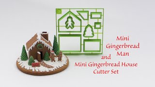 Mini Gingerbread Man & House Cutter Set