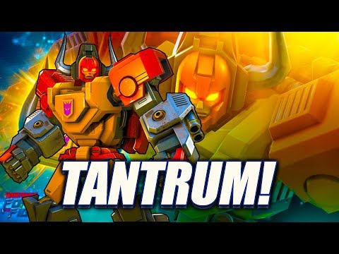 TANTRUM RANK 5 RANK UP & GAMEPLAY! - Transformers: Forged To Fight