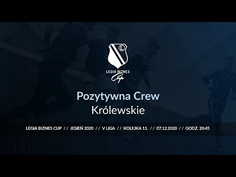 Skrót spotkania Pozytywna Crew - Królewskie ( Legia Biznes Cup Jesień 2020 )