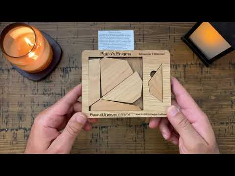 Solved! Paulo's Enigma Puzzle! A Challenging Puzzle With Only 5 Pieces!