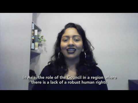 The UN Human Rights Council: why does it matter? (Shamini Darshni Kaliemuthu - Thailand)