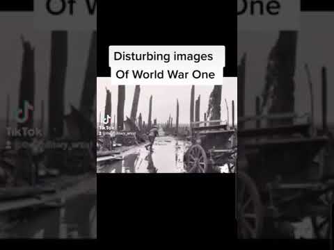 Disturbing images Of World War One