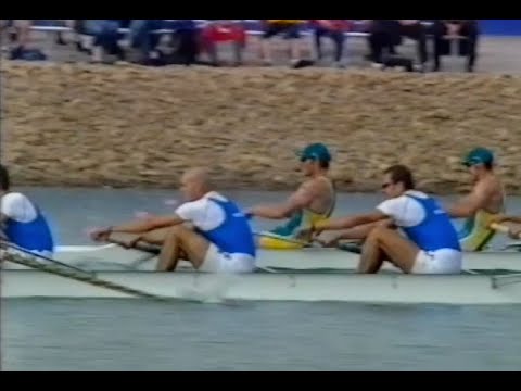 2000 Sydney Olympics Rowing Mens 4- Semi-final 2 (BBC)