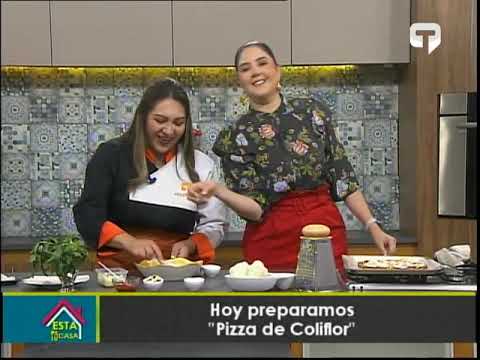 Hoy preparamos Pizza de Coliflor