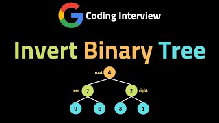 YouTube video 'Invert Binary Tree - LeetCode 226 - Coding Interview Questions'