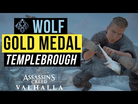 🥇 SNIPER GOLD Templebrough Fort - Trial of the WOLF - Mastery Challenge Tips | AC Valhalla