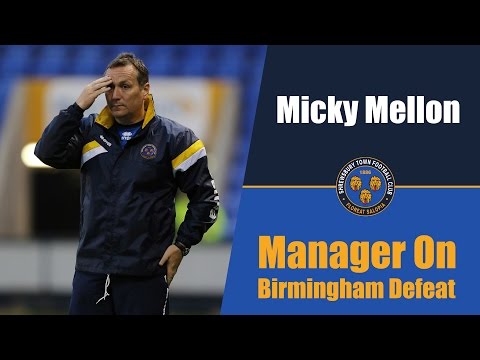 INTERVIEW: Micky Mellon On Birmingham Defeat