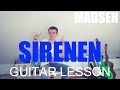Guitar video lesson #137 Madsen: Sirenen 