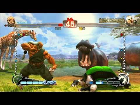 SSF4 AE: Bullcat (Gouken) vs ToniestOsamu (Rufus) - Ranked Match (720p HD)