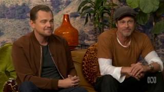 Brad Pitt, Leonardo DiCaprio and Quentin Tarantino on their film, Once Upon a Time in Hollywood