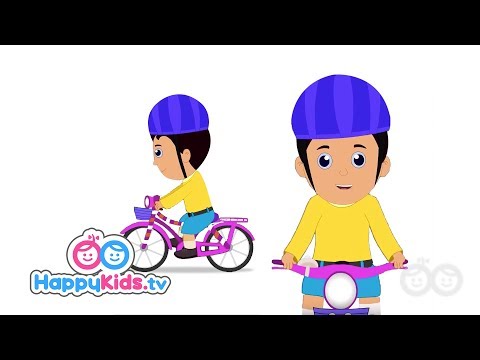 Bicycle - Learning Songs Collection For Kids And Children | Happy Kids